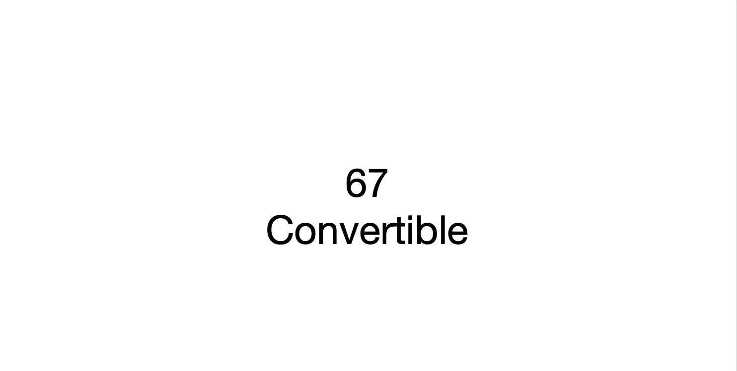 67 Convertible
