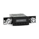 RetroSound Radio voor 67-73 Ford Mustang, Zwart met Zwarte Drukknoppen