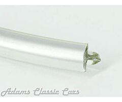 PVC chrome inlegpees, breed 7,5 mm, hoog 7,0 mm