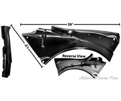 67-68 QUARTER PANEL INNER BRACKET RH 67/8