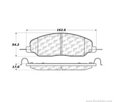 05-10 Disc Brake Pads - Metallic