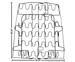 67-69 SEAT BACK SPRING 67-69 RH=LH