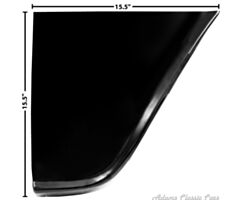 60-66 FENDER REAR LOWER PANEL RH 60-66