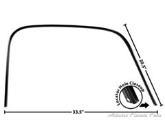 47-54 DRIP RAIL/DOOR CROWN TRIM  RH 47-54