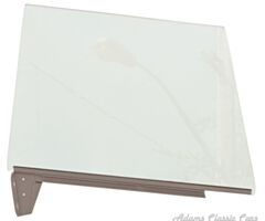 67-72 DOOR WINDOW GLASS RH W/LOWER FRAME