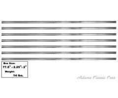 51-53 BED STRIP KIT 51-53 SHORT BED 7 PCS