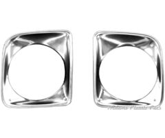 67-68 HEAD LAMP BEZEL 67-68 PAIR