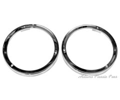 63-63 HEADLAMP BEZEL CHROME PAIR  63