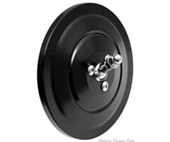 50-72 MIRROR EXTERIOR ROUND BLACK 47-72