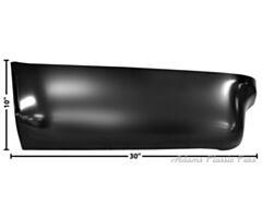 73-87 BED REAR LOWER SECTION LH 73-87