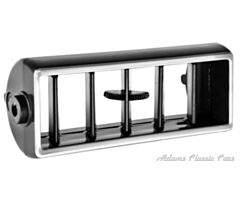 68-72 VENT A/C CENTER (BLACK/CHROME TRIM)