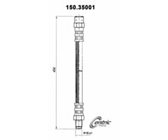 63-85 Mercedes Benz Brake Hose, Clearance