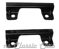 68-72 HOOD LOUVER BRACKET SS  68-72 2PC