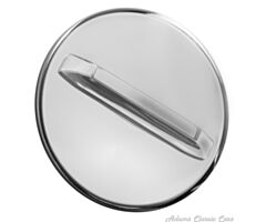 62-64 GAS CAP 62-64 CHROME