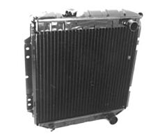 63-66 Radiator, 3-Row, Hi-Flow, V8