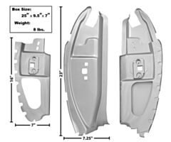 69-70 B-Pillar Repair Kit, 4 pcs