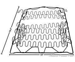 66-77 SEAT BACK SPRING FRONT BUCKET STYLE