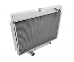 67-70 Radiator, 3-Row, 390-428 and 302-351 with AC (24"), Aluminium