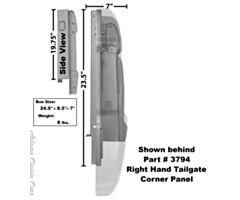 66-77 BED STAKE CORNER RH 66-77