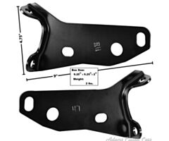 57-57 REAR BUMPER BRACKET 57 PAIR