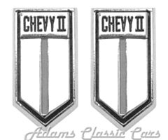 66-67 DOOR PANEL EMBLEM CHEVY II 66-67