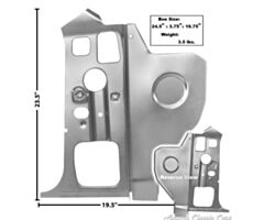 70-74 COWL SIDE PANEL LH 70-74 CHALLENGER