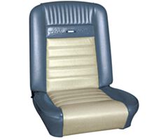 64-66 Deluxe (Pony) Upholstery Buckets + Rear, CVT, Chose your Color