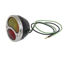 1928-1931 Tail Light, Black, LH, with Licensplate light