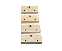 1928-1929 Hood Side Shelves Wood Blocks