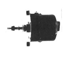 1928-1939 Wiper Motor, Shaft 7cm, 12V, w. Switch, Black
