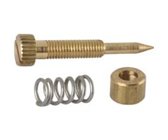 1928-1929 Carburetor Idle Mixture Screw and Spring, Zenith, Bronze