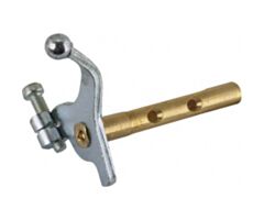 1928-1931 Carburetor Throttle Shaft and Lever, Zenith, Oversize