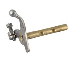 1928-1931 Carburetor Throttle Shaft and Lever, Zenith, Standard