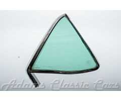 67-68 Quarter Window Glass, Coupe, RH, Tinted, Used: See info