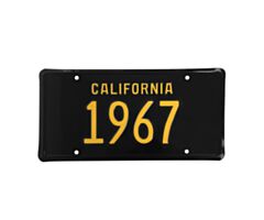 67 California License Plate