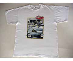 Adams Classic Cars T-Shirt, Wit, Female, M