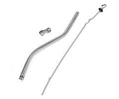 65-70 Dip Stick and Tube C4, Chrome, for 289/302V8