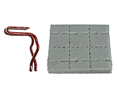 64-73 Door Panel Clip, Standard w/foam pad, each
