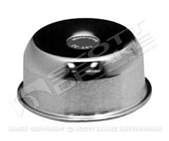 64-68 Oil Cap, Motorcraft, Chrome, Twist-On