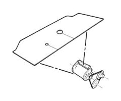 64 Generator Spat Rubber, met Nieten