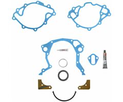 65-76 Timing Chain Cover Gasket Set, 260-289-302-351W V8, with Sleeve