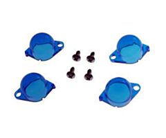 64-66 Instrument Paneel Lampfilter Set, Blauw, 4 stk