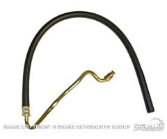 64-66 Power Steering Hose, Return, 6 Cyl. and V8