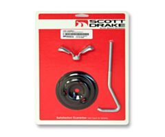 65-67 Spare Tire Mounting Kit, Hook style