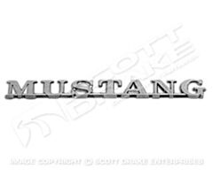 65-66 Schermembleem, MUSTANG