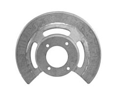 65-67 Disc Brake Dust Shield, set