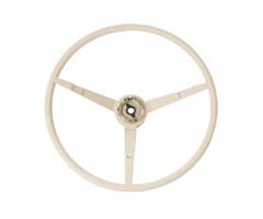 65-66 Steering Wheel, White