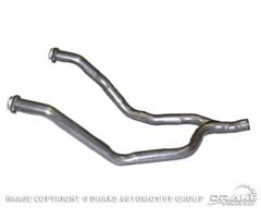 64-66 Exhaust Y-Pipe, 260-289 V8 with SIngle Exhaust System
