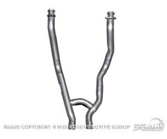 64-68 Exhaust H-Pipe for 2.25" 260-289-302 V8 Exhaust Systems and Standard Manifolds