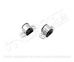 64-73 Sway Bar Bushings, set, Poly Urethane, 5/8" (15,9mm)